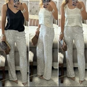 🎄🎄🎆🧨PERFECT XMAS OR NEW YEARS OUTFIT🎄❤️‍🔥❤️‍🔥GORGEOUS SEQUIN PANTS NWOT
